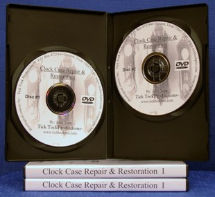 Clock Case Repair Restoration DVD open