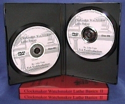 Clockmaker Watchmaker Lathe Basics DVD Volume II open